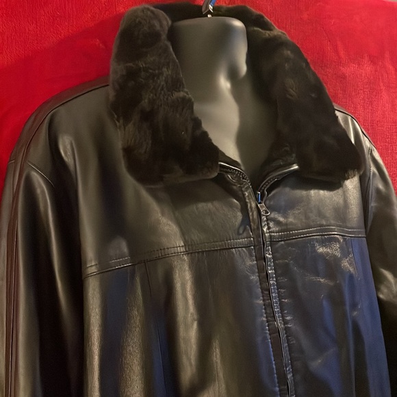 REVERSIBLE SHEARED MINK JACKET LG - Picture 6 of 7